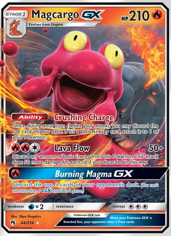 Magcargo GX 44/214 from Lost Thunder