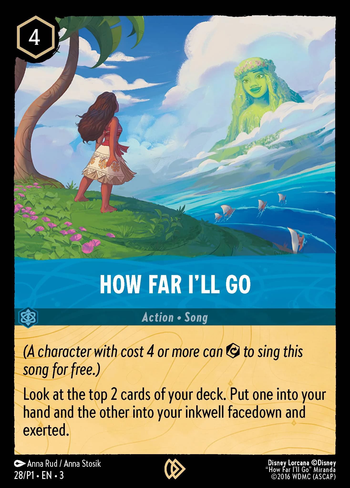 How Far I'll Go 28/P1 from Into the Inklands