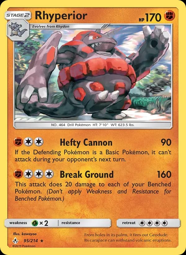 Rhyperior 95/214 from Unbroken Bonds