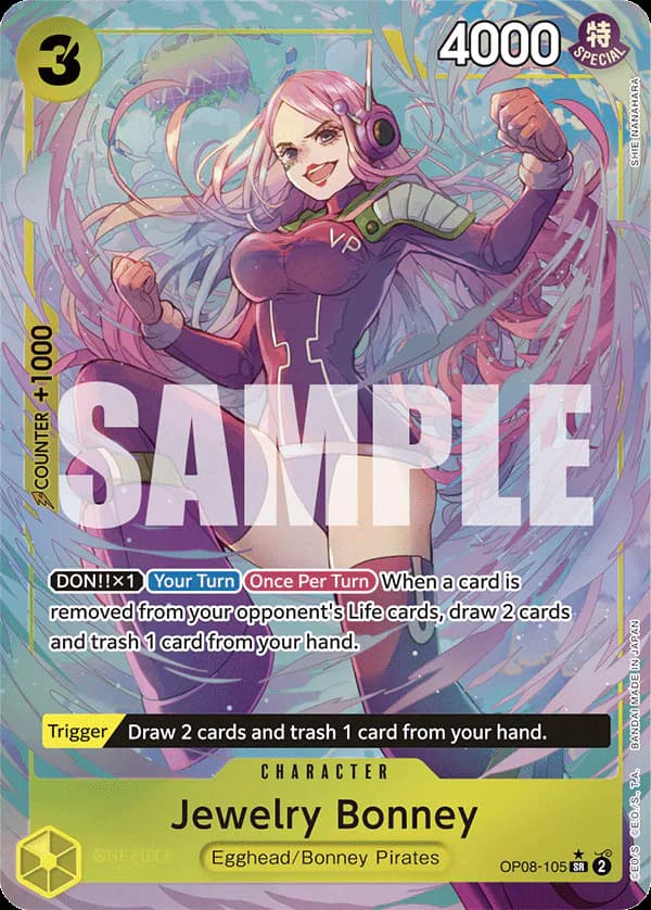 Jewelry Bonney OP08-105 Official alternate printing 1