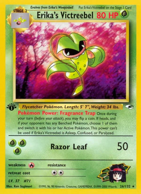 Erika's Victreebel 26/132 from Gym Heroes