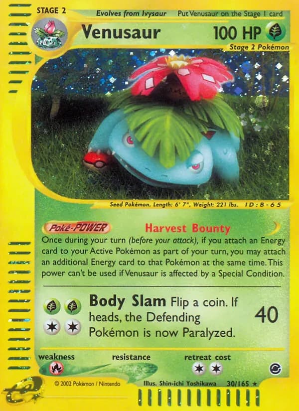 Venusaur 30/165 from Expedition Base Set