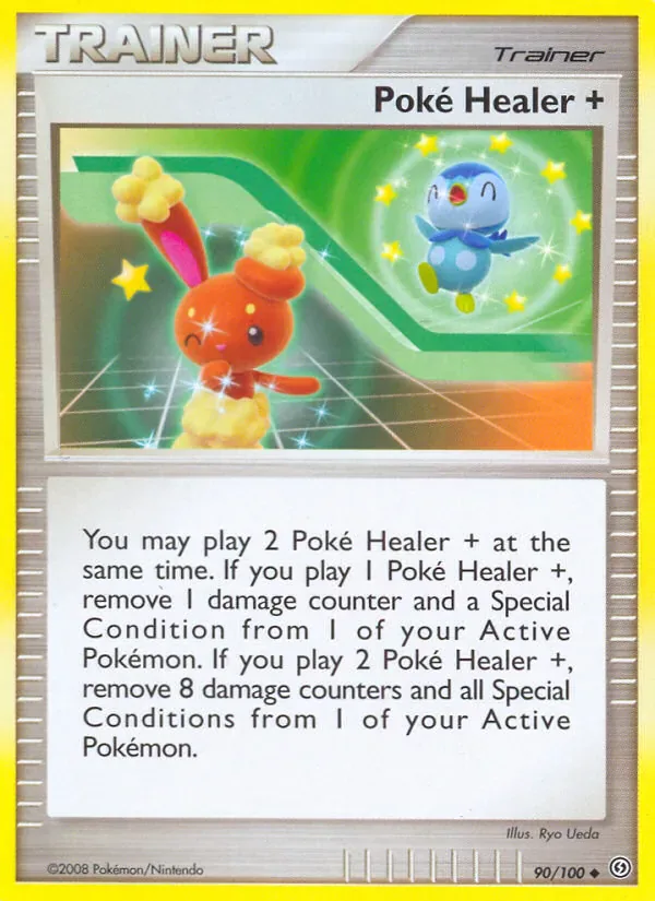 Poké Healer + 90/100 from Stormfront