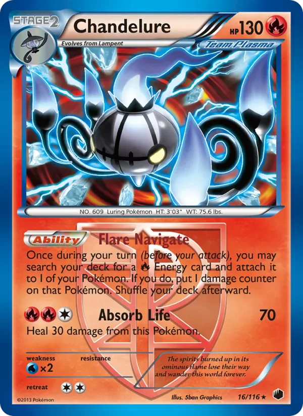 Chandelure 16/116 from Plasma Freeze