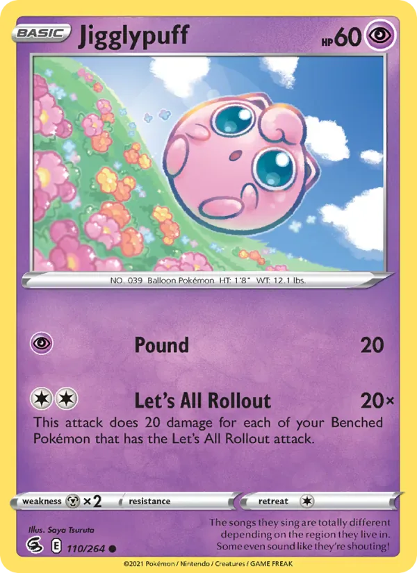 Jigglypuff 110/264 from Fusion Strike