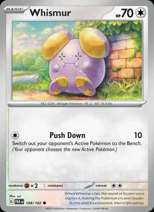 Whismur 148/182 from Paradox Rift