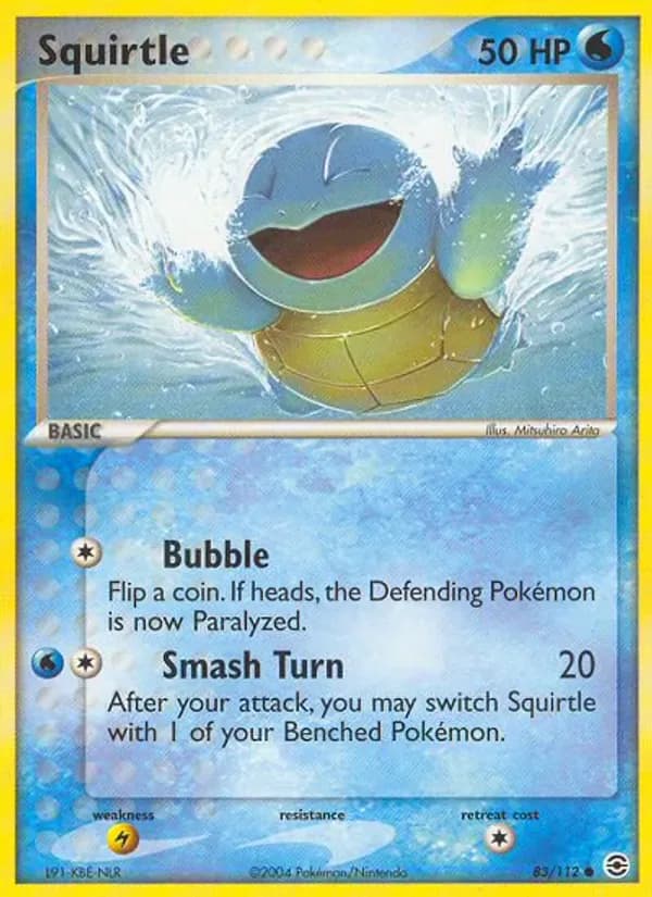 Squirtle 83/112 from EX FireRed & LeafGreen