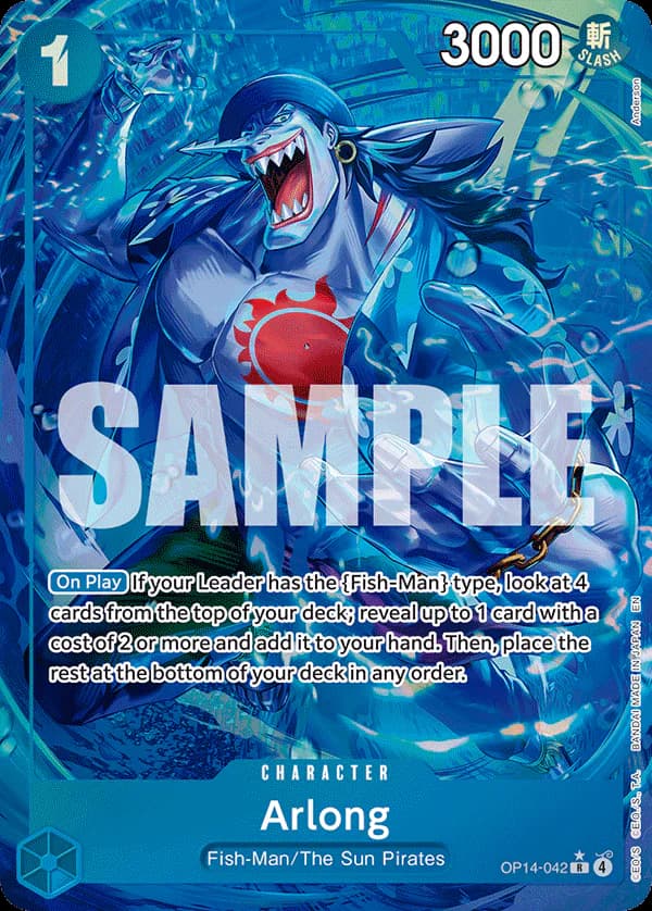 Arlong OP14-042 Official alternate printing 1