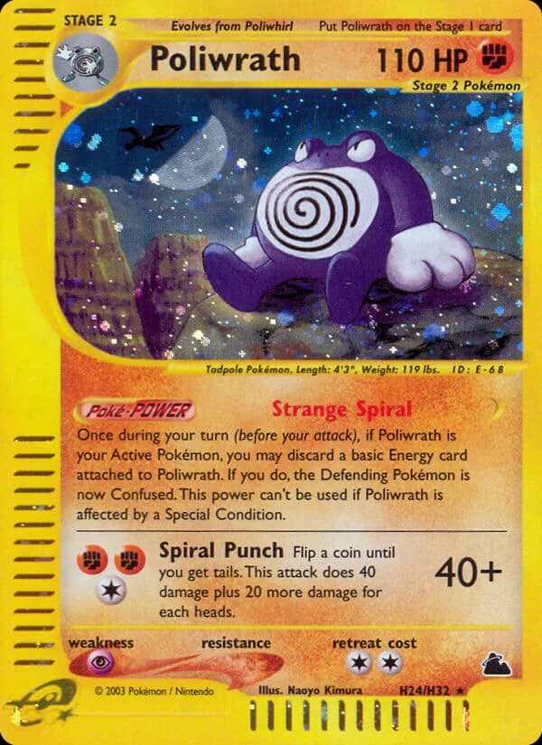 Poliwrath H24/144 from Skyridge