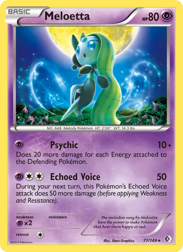 Meloetta 77/149 from Boundaries Crossed