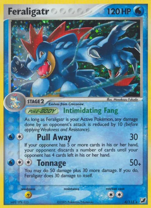 Feraligatr 4/115 from EX Unseen Forces