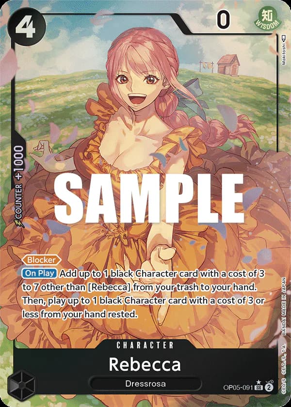 Rebecca OP05-091 Official alternate printing 1