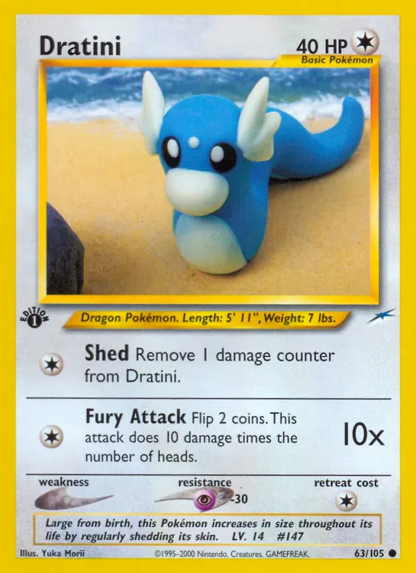Dratini 63/105 from Neo Destiny