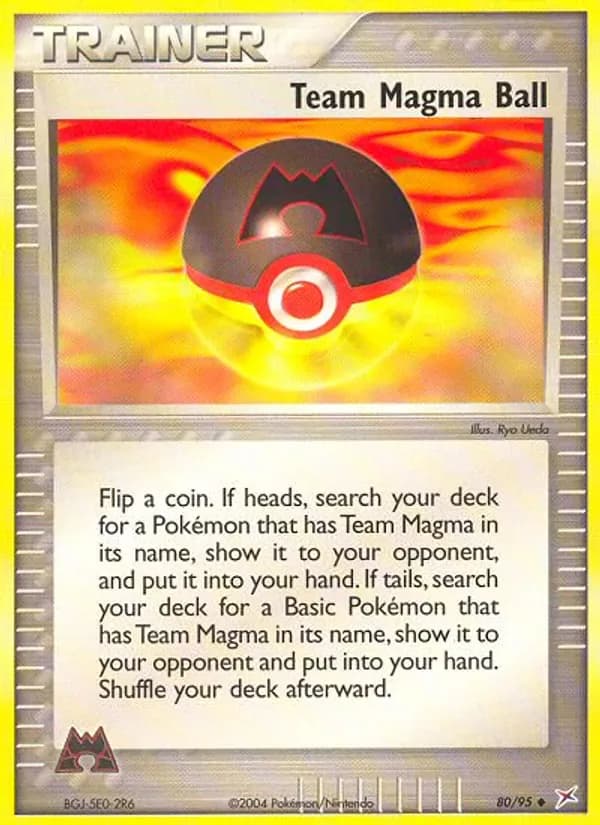Team Magma Ball 80/95 from EX Team Magma vs Team Aqua