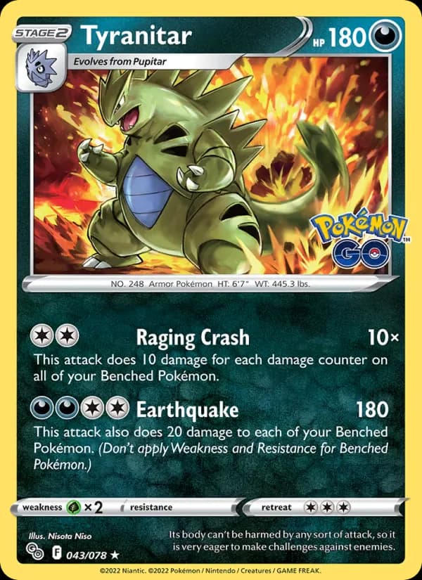 Tyranitar 043/78 from Pokemon GO