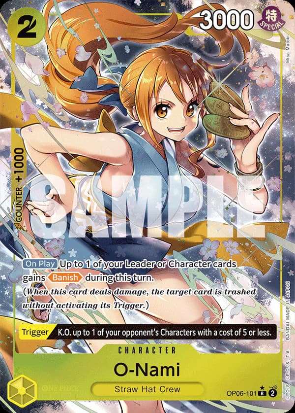 O-Nami OP06-101 Official alternate printing 1