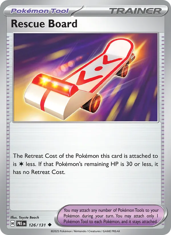 Rescue Board 126/131 from Prismatic Evolutions