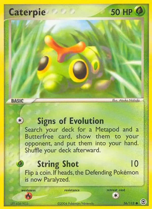 Caterpie 56/112 from EX FireRed & LeafGreen