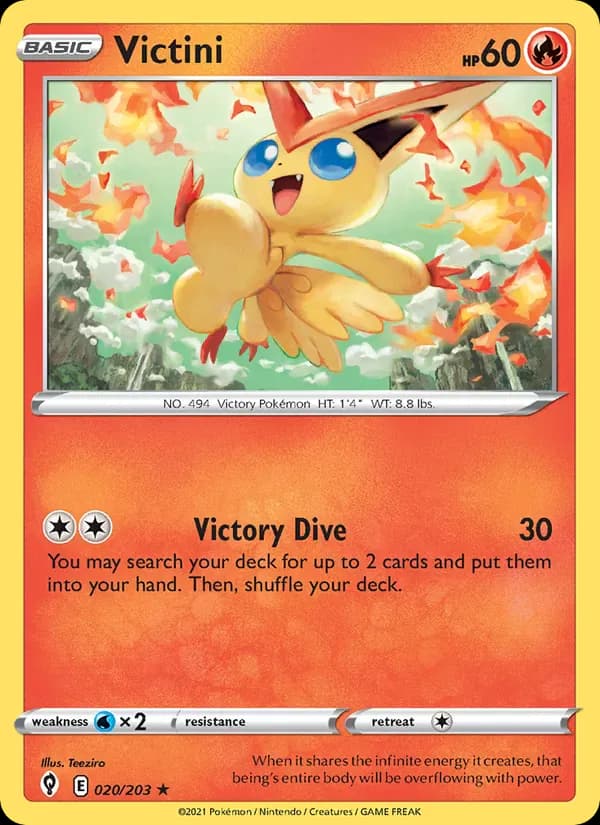 Victini 20/203 from Evolving Skies