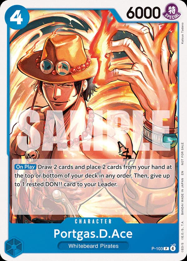 Portgas.D.Ace P-103 Official alternate printing 1