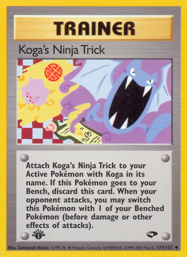 Koga's Ninja Trick 115/132 from Gym Challenge