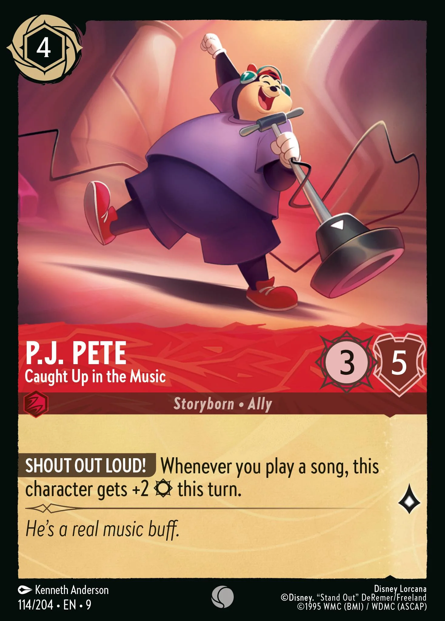 P.J. Pete - Caught Up in the Music 114/204 from Fabled