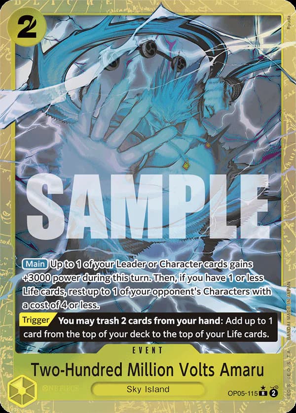 Two-Hundred Million Volts Amaru OP05-115 Official alternate printing 4
