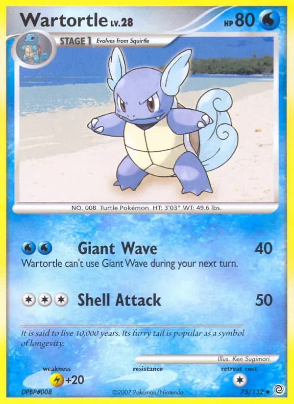Wartortle 75/132 from Secret Wonders