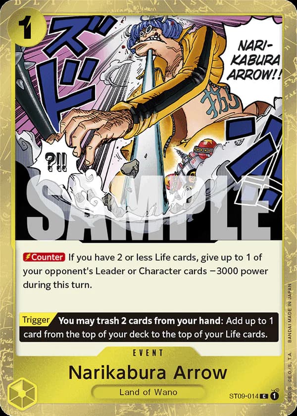 Narikabura Arrow ST09-014 Official alternate printing 2