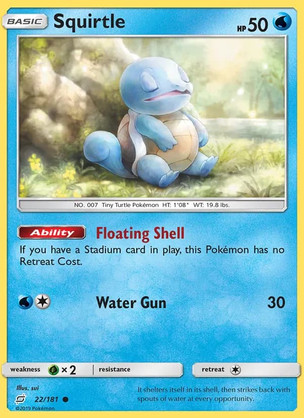 Squirtle 22/181 from Team Up