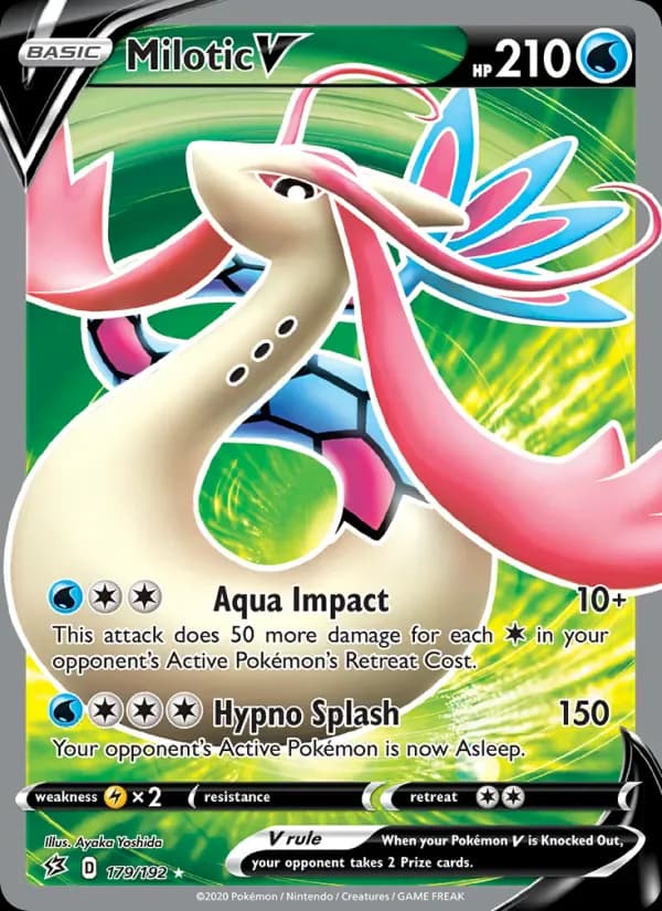 Milotic V 179/192 from Rebel Clash