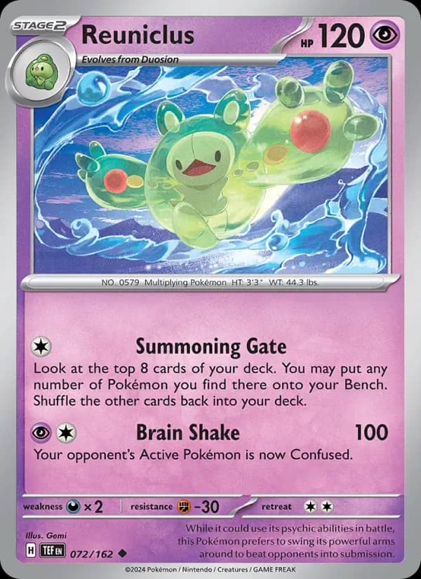 Reuniclus 072/162 from Temporal Forces