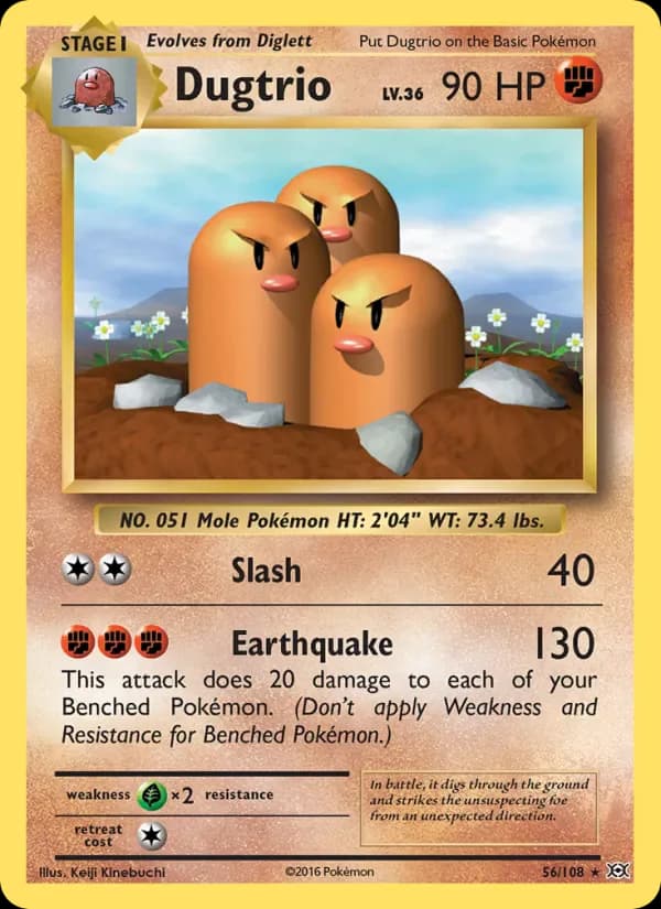 Dugtrio 56/108 from Evolutions