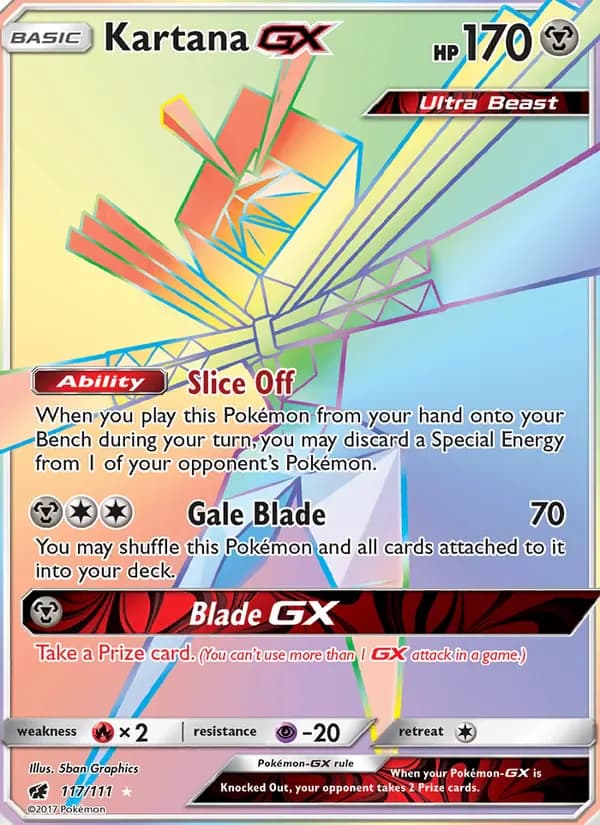 Kartana GX 117/111 from Crimson Invasion