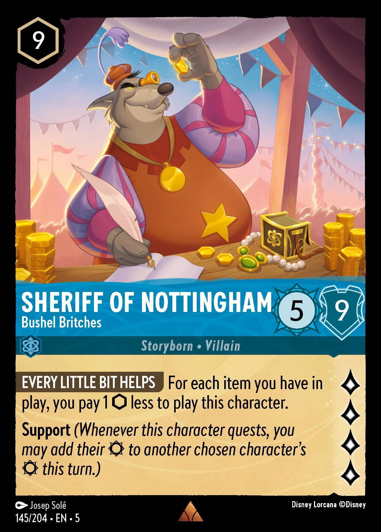 Sheriff of Nottingham - Bushel Britches 145/204 from Shimmering Skies