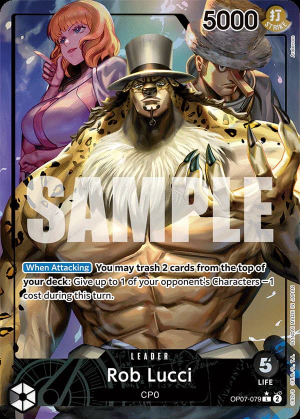 Rob Lucci OP07-079 Official alternate printing 1