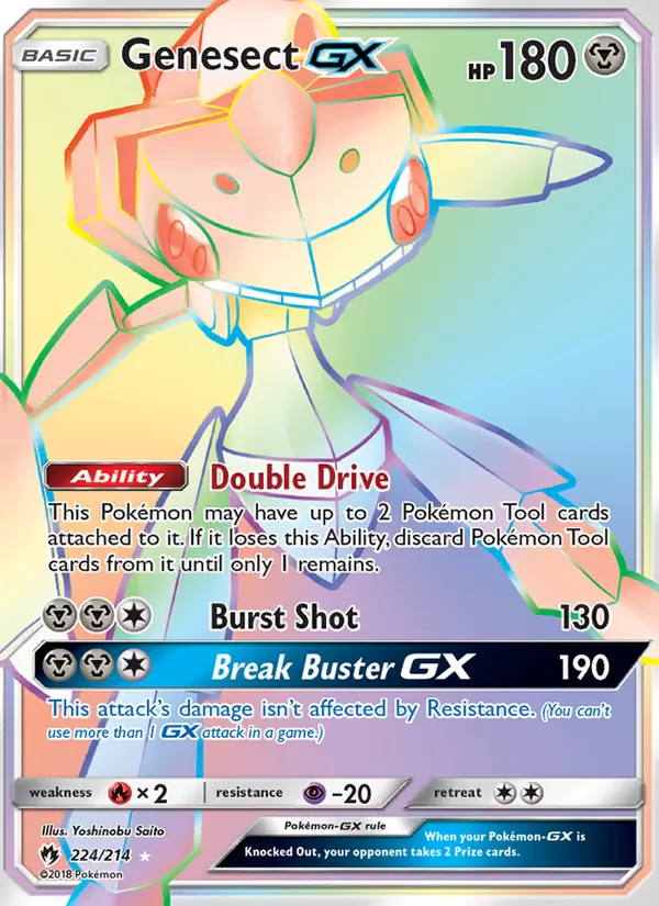 Genesect GX 224/214 from Lost Thunder