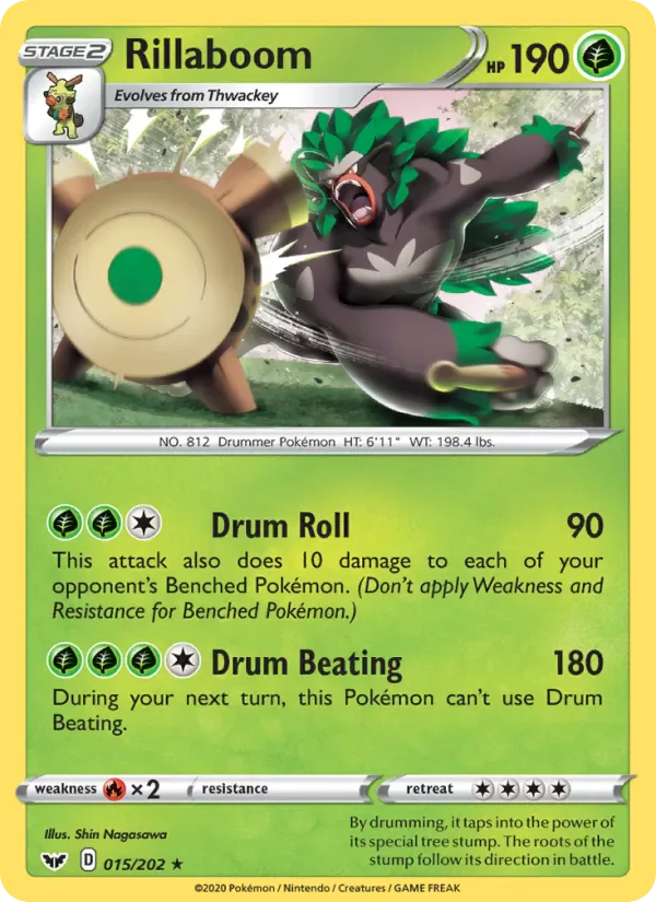 Rillaboom 15/202 from Sword & Shield