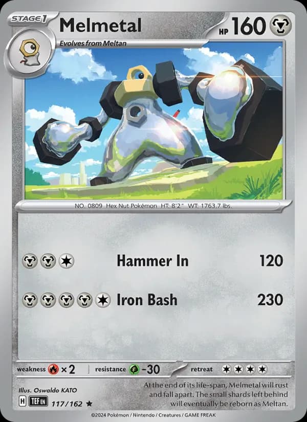 Melmetal 117/162 from Temporal Forces