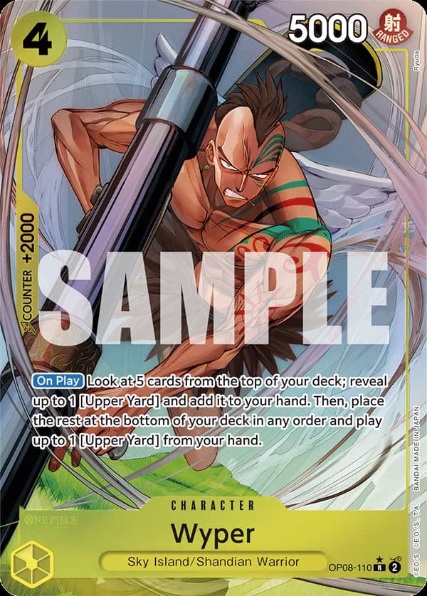 Wyper OP08-110 Official alternate printing 1