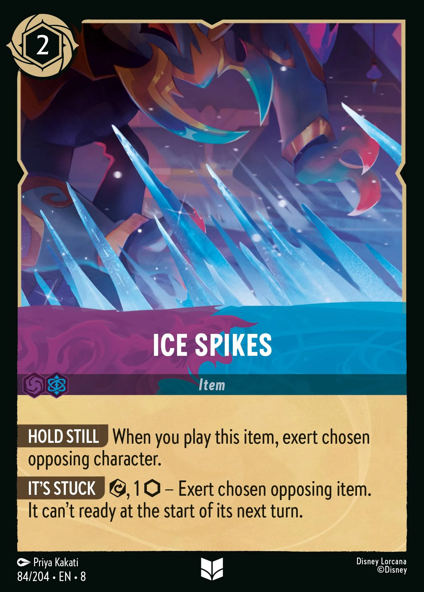 Ice Spikes 84/204 from Reign of Jafar