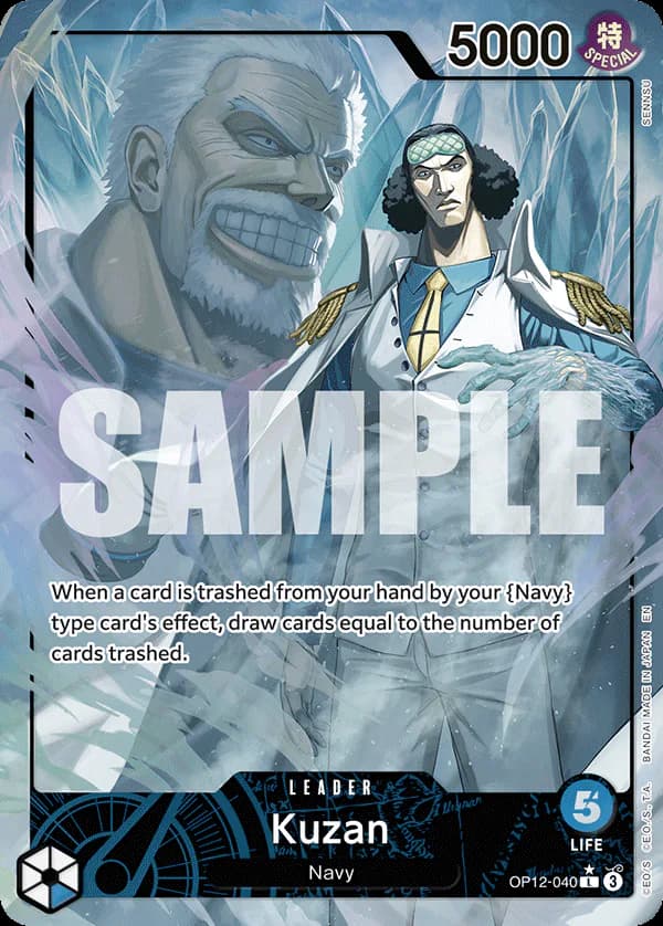 Kuzan OP12-040 Official alternate printing 1