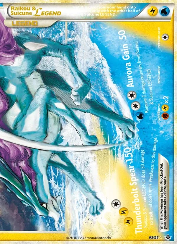 Raikou & Suicune LEGEND 93/95 from Unleashed