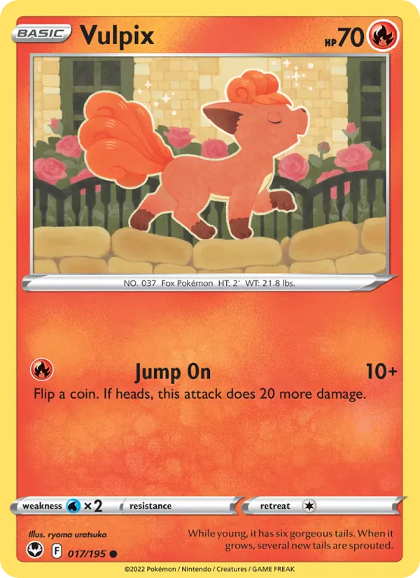 Vulpix 017/195 from Silver Tempest