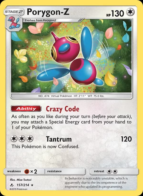 Porygon-Z 157/214 from Unbroken Bonds