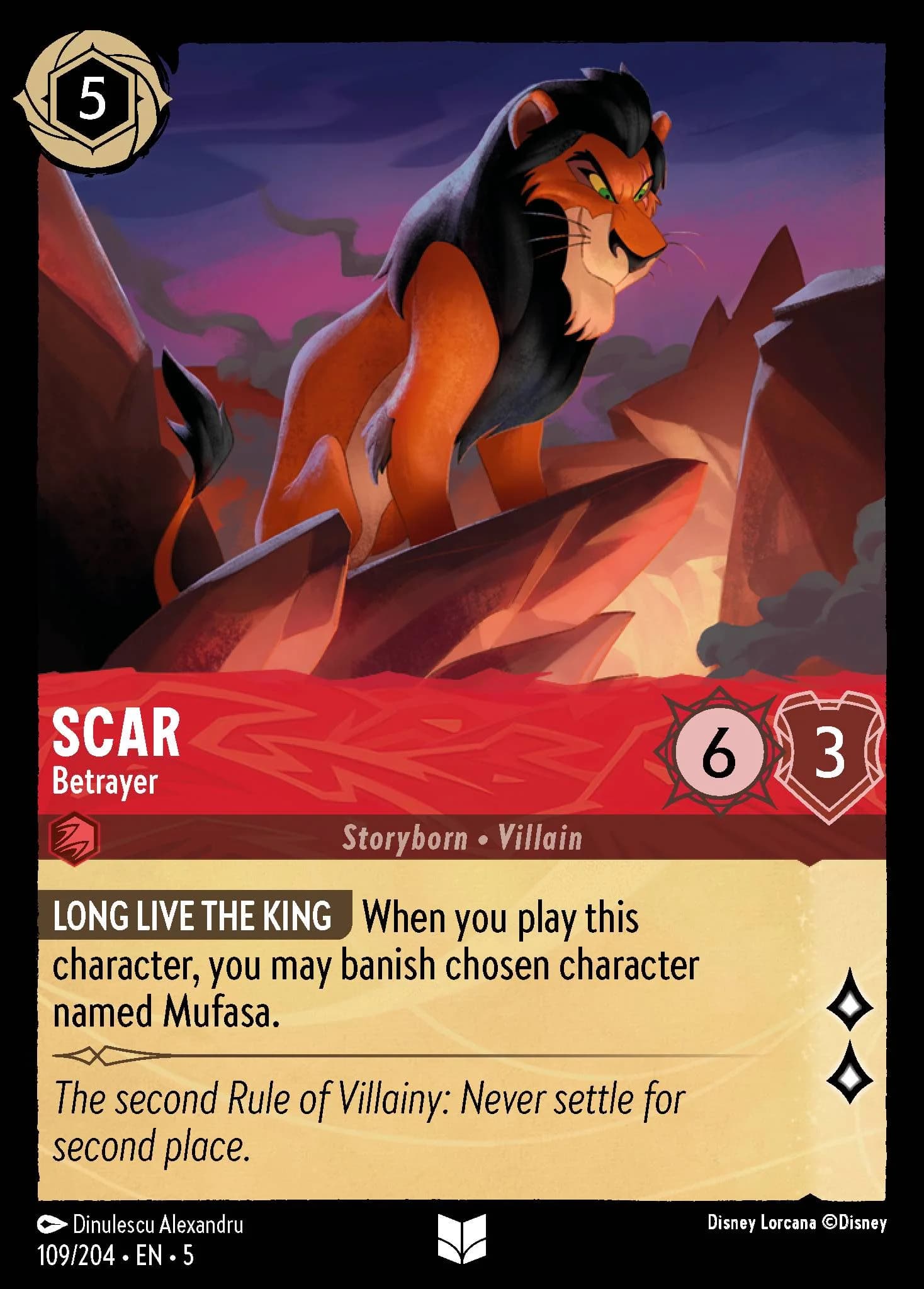 Scar - Betrayer 109/204 from Shimmering Skies