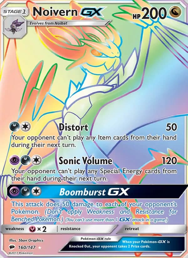 Noivern GX 160/147 from Burning Shadows