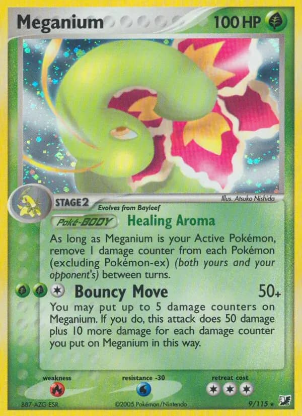 Meganium 9/115 from EX Unseen Forces