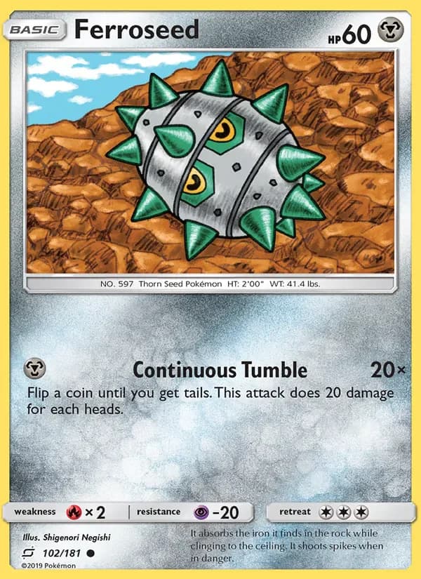 Ferroseed 102/181 from Team Up