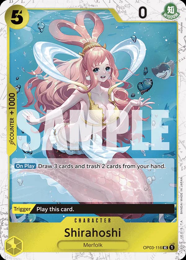 Shirahoshi OP03-116 Official alternate printing 5